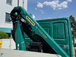 Iveco Eurocargo 75-21 HEGLA-Glastransport Kran