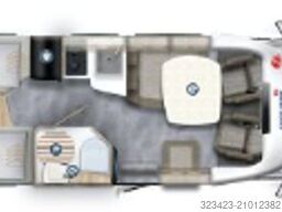 EURAMOBIL Profila RS 695 EB Mondial Prestige Solar TV/SAT