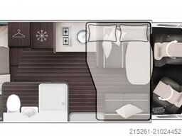 ROLLER TEAM Zefiro 295TL, MR25/26 riesiges Queerbett/Garage