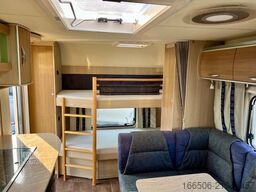 BÜRSTNER 550 TKM Etagen Vorzelt Mover Festbett Dusche