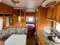 HOBBY 650 KMFE Etagenbetten Festbett Vorzelt Mover