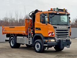 SCANIA G 360 * KIPPER 4,10m * PALFINGER PK 11002/ 4x4