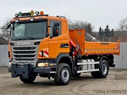 SCANIA G 360 * KIPPER 4,10m * PALFINGER PK 11002/ 4x4