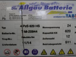 ALLGÄU BATTERIE 24 Volt 4 PzS 620 Ah