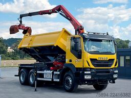 IVECO TRAKKER 360 * Kipper 4,90m* KRAN/FUNK*6x4