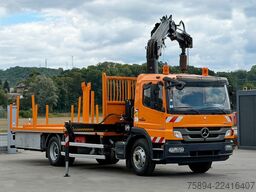 MERCEDES-BENZ ATEGO 1324 * HIAB 144 B - DUO + Bohrgerät * TOP