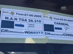 MAN TGA 26.310 + LINDHOFF EN LINNE 6M3 + MANUAL + C...