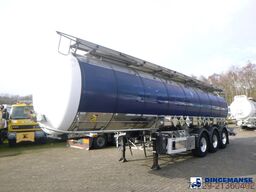 Burg Chemical tank inox L4BH 32.5 m3 / 3 comp