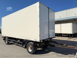 SAXAS 2 Achs Koffer Drehschemel LBW BÄR Durchlader