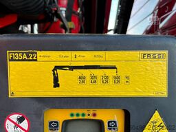 Mercedes-Benz Actros 1832 4x2 FASSI F135A22 / BOX L=3707 mm