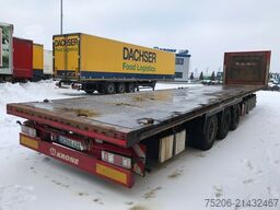 Krone Mega Liner Plateau mit Containerverriegelungen SDP 27 eLCVB4-S