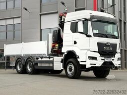MAN TGS 33.520 6x6 BL Pritsche Kran Fassi F235A.2.24