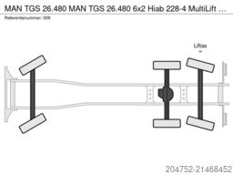 MAN TGS 26.480 MAN TGS 26.480 6x2 Hiab 228-4 MultiL...