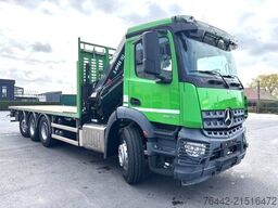 MERCEDES-BENZ AROCS 3240L-8X4-TRIDEM-HIAB X-192E5 KRAN/FUNK/E6