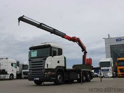 SCANIA R 500, 6X2, EURO 4, LIFTING AXLE, FASSI F220A.23