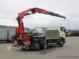 SCANIA R 500, 6X2, EURO 4, LIFTING AXLE, FASSI F220A.23