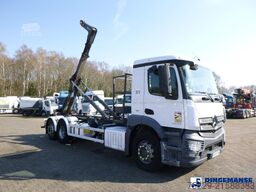 Mercedes Antos 2543 6x2 Euro 6 Garnier container hook li...
