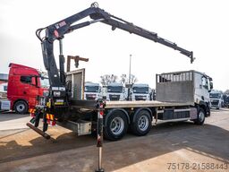 RENAULT C 430 -6X4 + HIAB 14T/m/3ext.