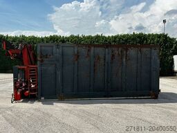 CONTAINER SCARRABILE USATO A CIELO APERTO CON GRU