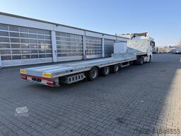 Möslein STO 3 Schwebheim  3 Achs Satteltieflader Plato 45 t GGfür Fertigteile, Baumaschinen oder Container