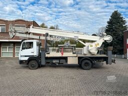 MERCEDES-BENZ 814 Atego mit Böcker Dachdecker Kran AK25-650