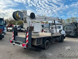 MERCEDES-BENZ 814 Atego mit Böcker Dachdecker Kran AK25-650