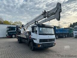 MERCEDES-BENZ 814 Atego mit Böcker Dachdecker Kran AK25-650