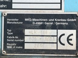 MERCEDES-BENZ 1829 Pritsche mit MKG Kran HLK 116 Bj2016