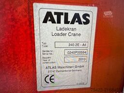 MERCEDES-BENZ Actros 2545 6x2 Atlas240.2E Container/Greifer