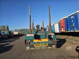 LEONET TB 18 |WOOD TRAILER WITH CRANE| BPW DRUM STEEL ...
