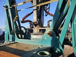 LEONET TB 18 |WOOD TRAILER WITH CRANE| BPW DRUM STEEL ...