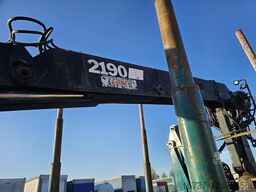 LEONET TB 18 |WOOD TRAILER WITH CRANE| BPW DRUM STEEL ...