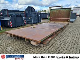 Abrollplattform mit Stirnwand