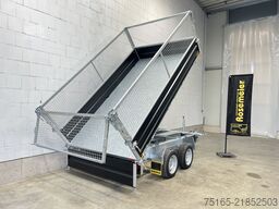 HUMBAUR HTK 3500.37 Stahl Black Gitter Dreiseitenkipper