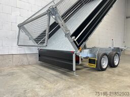 HUMBAUR HTK 3500.37 Stahl Black Gitter Dreiseitenkipper