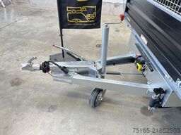 HUMBAUR HTK 3500.37 Stahl Black Gitter Dreiseitenkipper