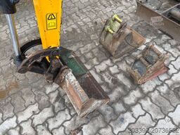 JCB 16C-1 /2022 BJ/939 H/verbr. Laufwerk/3xLöffel