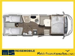 EURAMOBIL INTEGRA LINE 720 EB /180PS-9G MAXI/ EINZELBETTEN