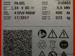 GRUMA 24 Volt 4 PzV 400 Ah