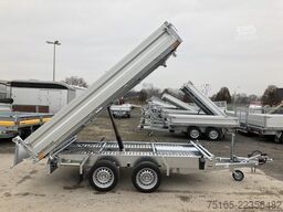 HUMBAUR HTK 3500.31 Rampen + Stützen Dreiseitenkipper