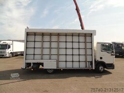 MAN TGL 8.180 + PALFINGER + GLASS TRUCK  + MANUAL