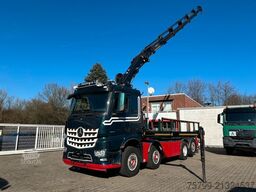 MERCEDES-BENZ 3253 Pritsche + HIAB 302 Kran 8x2-4