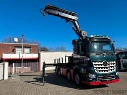 MERCEDES-BENZ 3253 Pritsche + HIAB 302 Kran 8x2-4