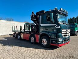 MERCEDES-BENZ 3253 Pritsche + HIAB 302 Kran 8x2-4