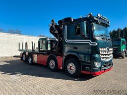 MERCEDES-BENZ 3253 Pritsche + HIAB 302 Kran 8x2-4