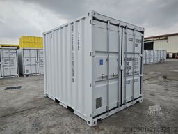 10 Fuß Seecontainer/ one Way Lagercontainer / Anthrazit / Lichtgrau