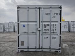 10 Fuß Seecontainer/ one Way Lagercontainer / Anthrazit / Lichtgrau