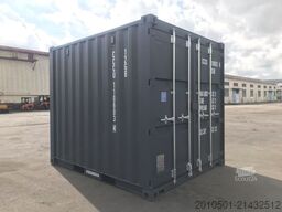 10 Fuß Seecontainer/ one Way Lagercontainer / Anthrazit / Lichtgrau