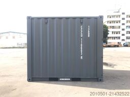 10 Fuß Seecontainer / one Way Lagercontainer / Anthrazit / Lichtgrau
