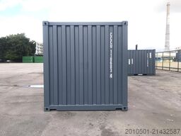 10 Fuß Seecontainer / one Way Lagercontainer / Anthrazit / Lichtgrau